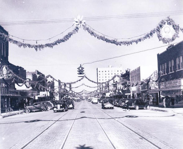 Proctor St. decorated for Christmas1